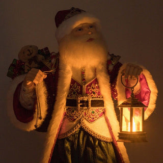 King Christopher Claus W/Lantern "Katherine's Collection" Goodwill 45 cm.