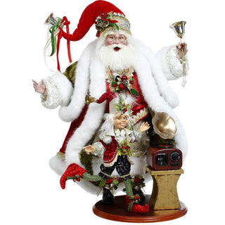 Santa Claus and Elf Playing "Mark Roberts" Goodwill 58.5 cm.