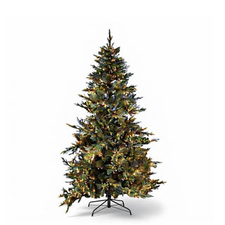 Albero di Natale Pino Chemois 5000 MiniLed Fiori di Lena - h.240 cm.