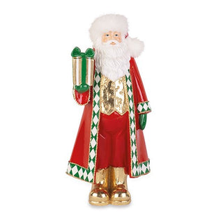 Babbo Natale Scacchi Verdi TonoSuTono h.30 cm.