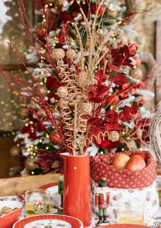 Set 4 Rami Decorativi "La Giostra di Amelie" Nuvole di Stoffa h. 77 cm.