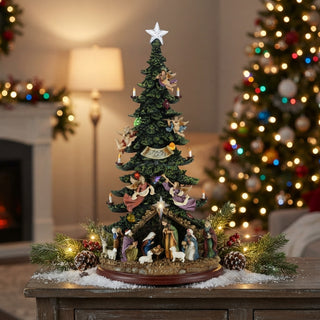 Natività Animata con Led e Musica Timstor 28,5×18×53,4 cm.