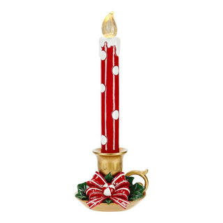 Christmas Candle con Led Timstor h.36 cm.