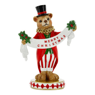 Orso Natalizio Circus Timstor 16x9x23 cm.