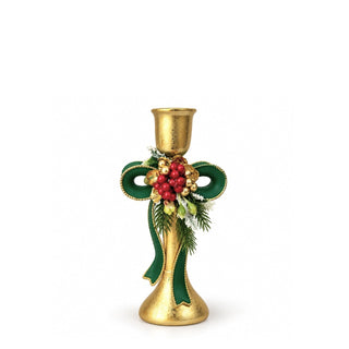 Candeliere "Emozioni di Natale" Fiori di Lena h.20 cm.