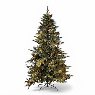 Albero di Natale Pino Chemois 6000 MiniLed Fiori di Lena - h.270 cm.