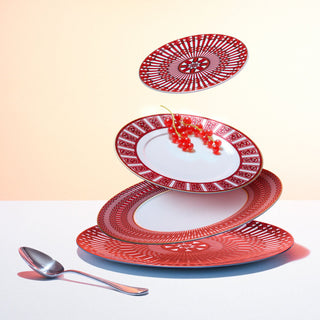 Piatto "Arcadia Rossa" Baccarat Ø16cm.