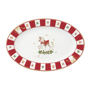 Vassoio "Christmas Tale" Easy Life 35x23.5 cm.