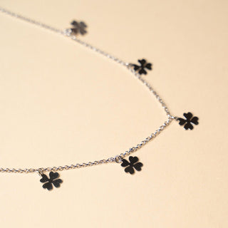 Collana "Quadrifoglio" In Argento 925