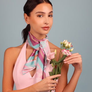 Set Ferma Carrè+Foulard Barbieri Creazioni