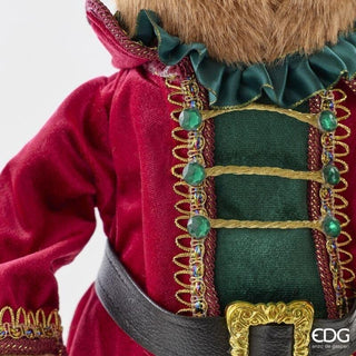 Set 2 Decori Orso Soldatino EDG h.60 cm.
