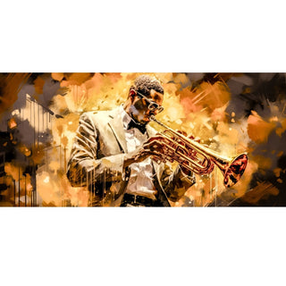 Quadro Golden Sounds Imageland 140x66 cm.