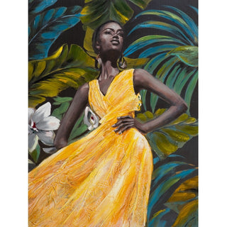 Quadro Beauty in Yellow Dress Imageland 90x120 cm.