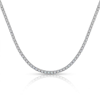 Collana Tennis In Argento 925% 38 cm.