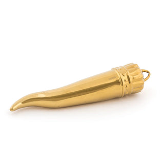 Gold My Lucky Horn Seletti h.30 cm.