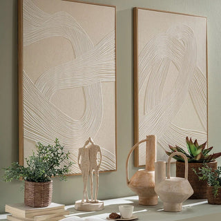 Set 2 Quadri con Cornice L'Oca Nera 120x90 cm.