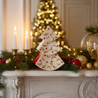 Decoro Albero di Natale Sharon h. 25 cm.