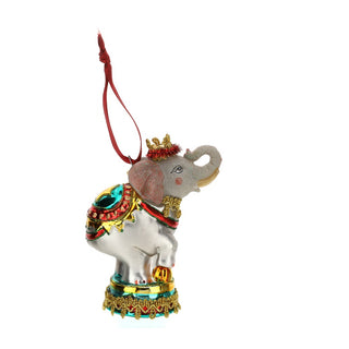 Bomboniera Decorazione Elefante in Vetro h.12 cm.