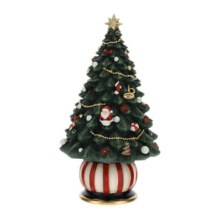 Bomboniera Albero di Natale Carillon Girevole h.22 cm.