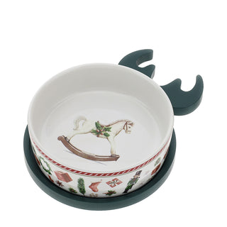 Bomboniera Ciotola con Base X'mas Hervit 16x12 cm.