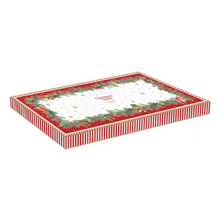 Vassoio da Portata "Christmas Teddy" Easy Life 36x16 cm.