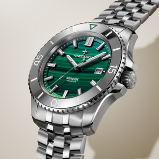 Orologio Solo Tempo "Nereide Malachite" Venezianico