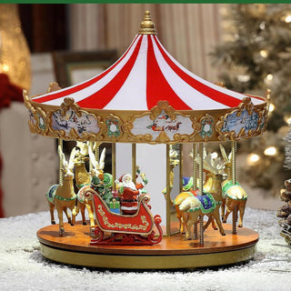 Very Merry Carousel Mr. Christmas 34x34x30 cm.