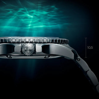 Orologio Solo Tempo "Nereide Tungsteno" Venezianico