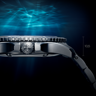 Orologio Solo Tempo "Nereide Tungsteno" Venezianico