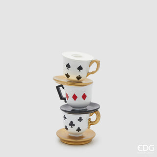 Portacandela Tazza EDG h.22 cm.