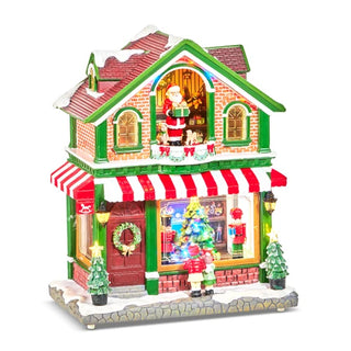 Christmas Toyshop con Led, Musica e Movimento Timstor 33x20,4x40,8cm.