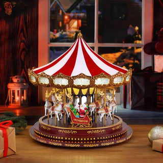 Christmas Carousel Deluxe Mr. Christmas h.43 cm.