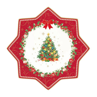Piatto Torta "Christmas Heritage " Easy Life 32 cm.