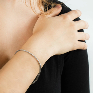 Bracciale Tennis in Argento 925% 2mm