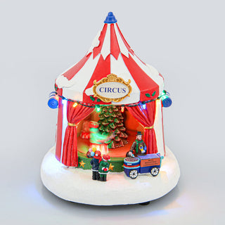 Circo Animato con Led Timstor 21x21x24 cm.