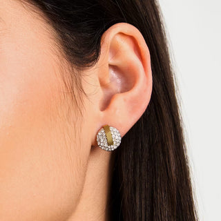 Orecchini A Lobo "T-Round" Trussardi