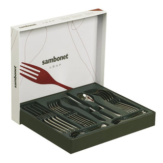 Servizio Posate 24 pz Leaf Monoblocco Sambonet