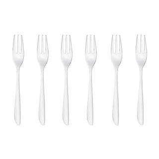 Set 6 Forchettine Dolce "Leaf" Sambonet
