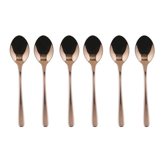 Set 6 Cucchiaini Moka Copper "Taste" Sambonet