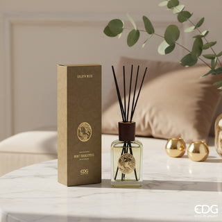 Bomboniera Profumatore Diva Golden Muse Mint Eucalyptus EDG 120 ml.