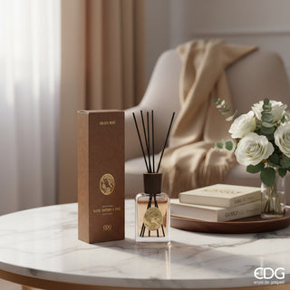 Bomboniera Profumatore Diva Golden Muse Suede Saffron & Rose EDG 120 ml.