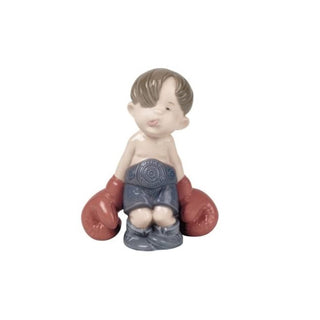 Scultura Bimbo "Campione Peso Piuma" Nao