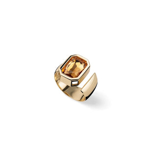 Anello Joya Cristallo Giallo Unoaerre