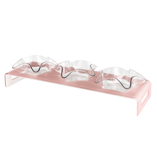 Antipastiera 3 Ciotoline Happy Times Vesta 44x14xh.5 cm.