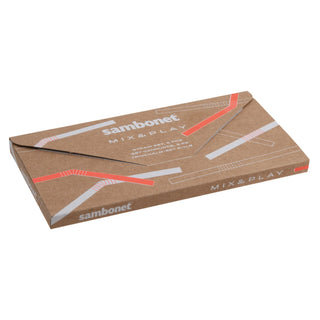 Set 6 Cannucce Con Scovolino "Mix & Play" Sambonet