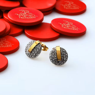 Orecchini A Lobo "T-Round" Trussardi