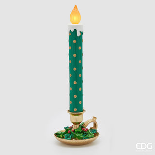 Candela con Led e Piattino EDG 51 cm.