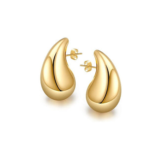 Orecchini A Goccia "Drop Gold" in Argento 925%