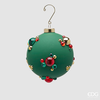 Set 2 pz. Addobbo Palla Bolle EDG h.10 cm.