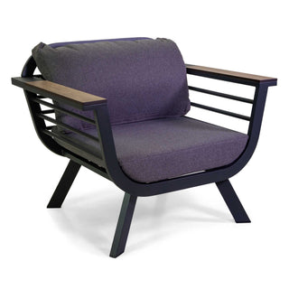 Salotto con Divano a Tre Posti+2 Poltrone+Tavolino "New Riverside" Vacchetti